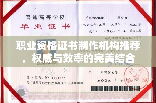 武功职业资格证书制作机构推荐，权威与效率的完美结合