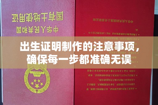桑日出生证明制作的注意事项，确保每一步都准确无误